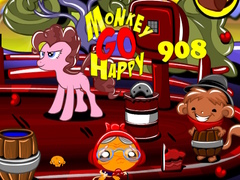 เกม Monkey Go Happy Stage 908