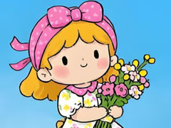 เกม Jigsaw Puzzle: Little Flower Girl