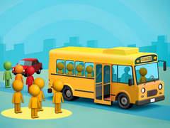เกม Crazy Bus Station