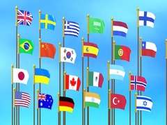 เกม Flag Puzzle Jam: Collect Flags
