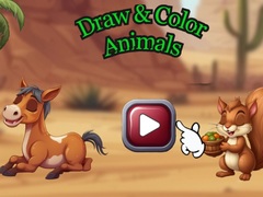 เกม Draw & Color Animals