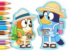 เกม Coloring Book: Bluey Camping