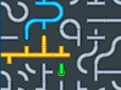 เกม Connect The Pipes Water Puzzle