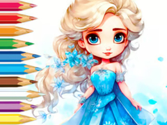 เกม Coloring Book: Frozen Princess