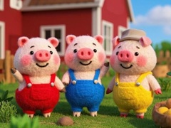 เกม Find The Differences: The 3 Little Pigs