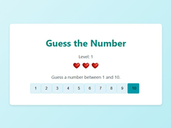 เกม Guess The Number