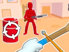 เกม Stickman Archer Shooting Arrows at Reds