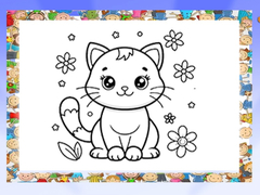 เกม Beautiful Cats Coloring Book
