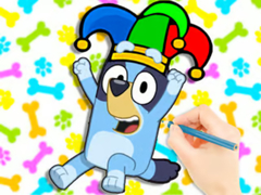 เกม Coloring Book: Clown Bluey
