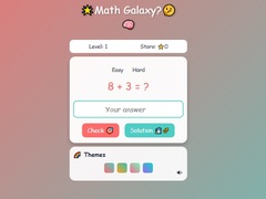 เกม Math Galaxy