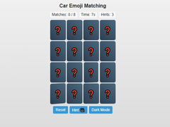 เกม Car Emoji Matching