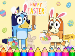 เกม Coloring Book: Bluey Happy Easter