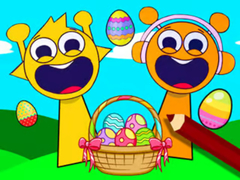 เกม Coloring Book: Sprunki Incredibox Easter