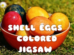 เกม Shell Eggs Colored Jigsaw
