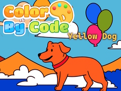 เกม Color By Code: Yellow Dog
