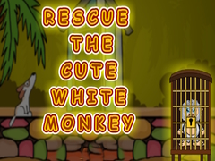 เกม Rescue the Cute White Monkey