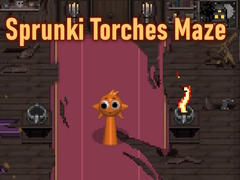 เกม Sprunki Torches Maze