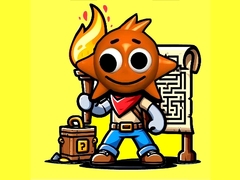 เกม Sprunki Torches Maze