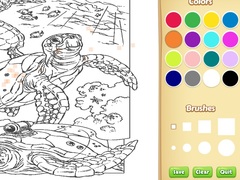 เกม Sea Animal Coloring Book
