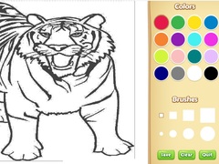 เกม Tiger Coloring Book