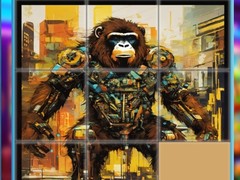 เกม Gorilla Sliding Puzzles
