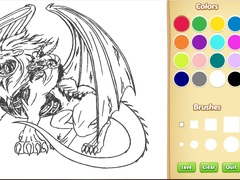 เกม Dragon Chimera Coloring Book