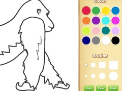 เกม Gorilla Coloring Book for Kids
