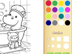 เกม Cozy Friends Coloring Book for Kids