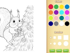 เกม Christmas Animal Coloring Book for Kids