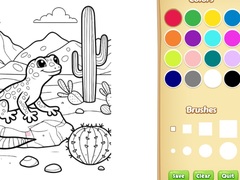 เกม Desert Animals Coloring Book for Kids