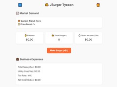 เกม Jburger Tycoon
