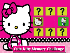 เกม Cute Kitty Memory Challenge