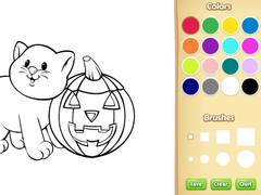 เกม Halloween Coloring Book