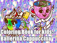 เกม Coloring Book for kids: Ballerina Cappuccina 
