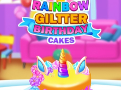 เกม Rainbow Glitter Birthday Cakes