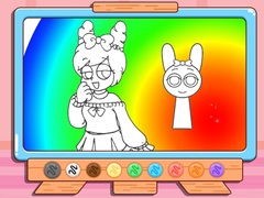 เกม Coloring Book: Pinki Sprunki Makeover