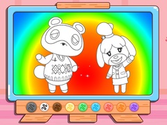 เกม Coloring Book: Animal Crossing