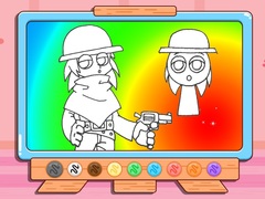 เกม Coloring Book: Sprunki Tunner