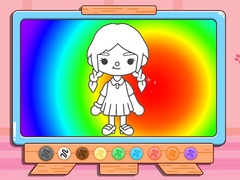 เกม Coloring Book: Toca Boca Girl