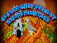 เกม Clever Grey Parrot Escape from Cage