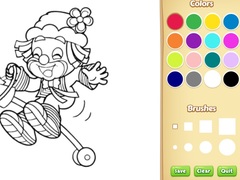 เกม Clown Coloring Pages