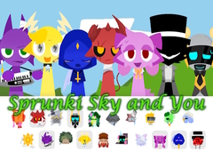 เกม Sprunki Sky and You