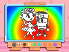 เกม Coloring Book: Cappuccina Assassino Love Story