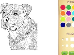 เกม Dog Coloring Book for Adults