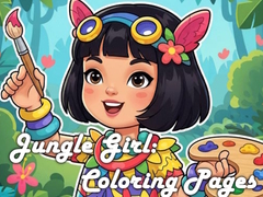 เกม Jungle Girl: Coloring Pages
