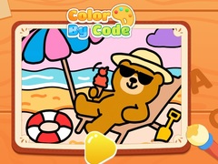 เกม Color By Code: Chill Bear