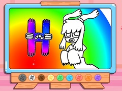 เกม Coloring Book: Alphabet Lore H