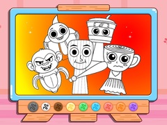 เกม Coloring Book: Sprunki Italian Brainrot Mod