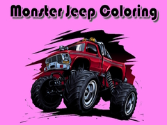 เกม Monster Jeep Coloring