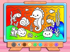เกม Coloring Book: Kawaii Sea Animals